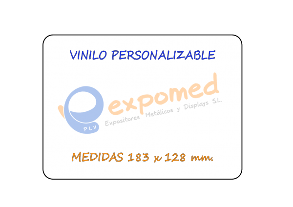 Vinilo imantado personalizado