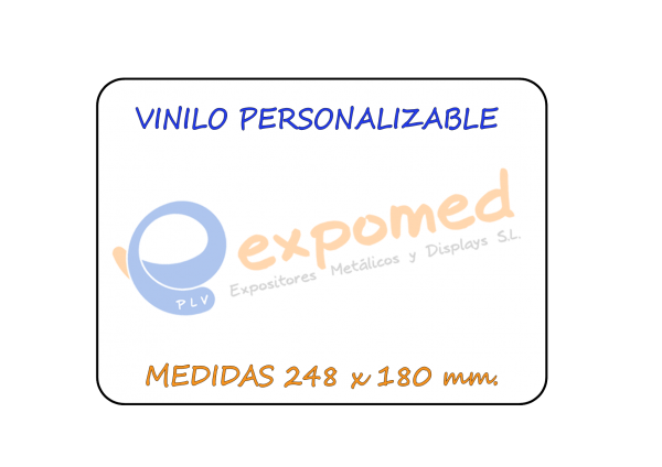 Vinilo imantado personalizado - Modelo Sobremesa
