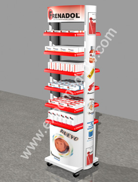 [G198-11] Expositor de suelo - G198-11